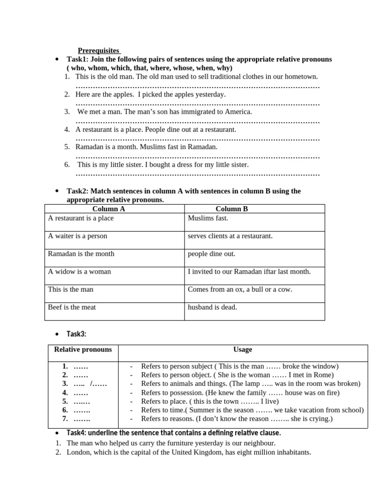 Prerequisites | PDF