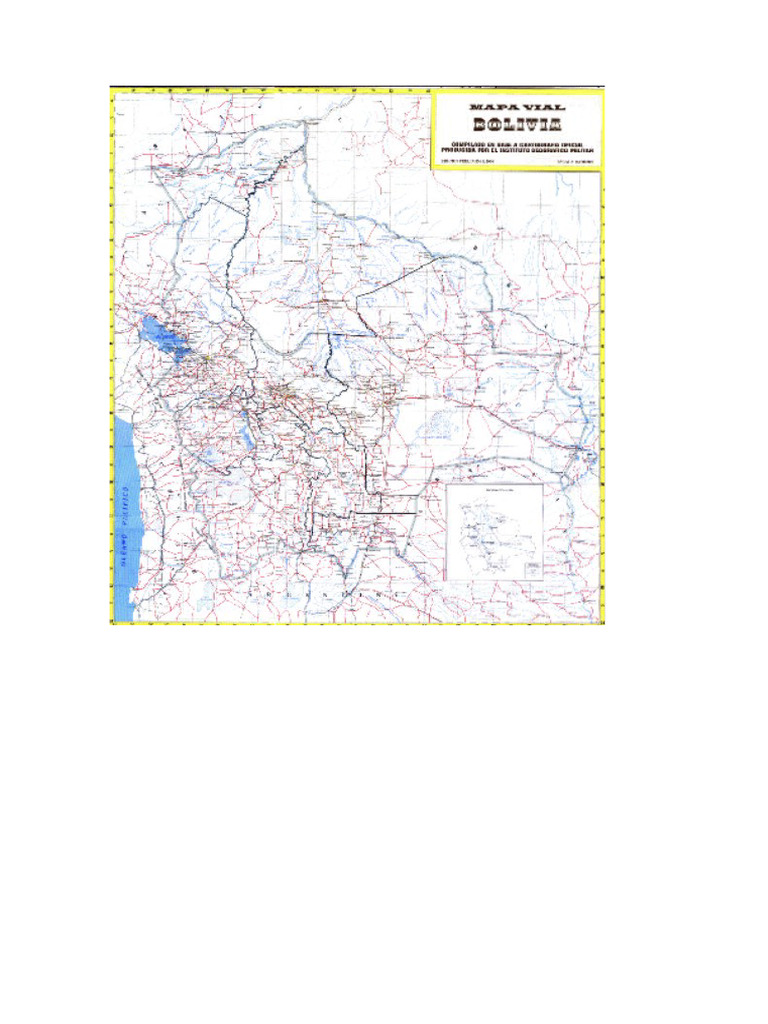 Mapa Carretero de Bolivia | PDF