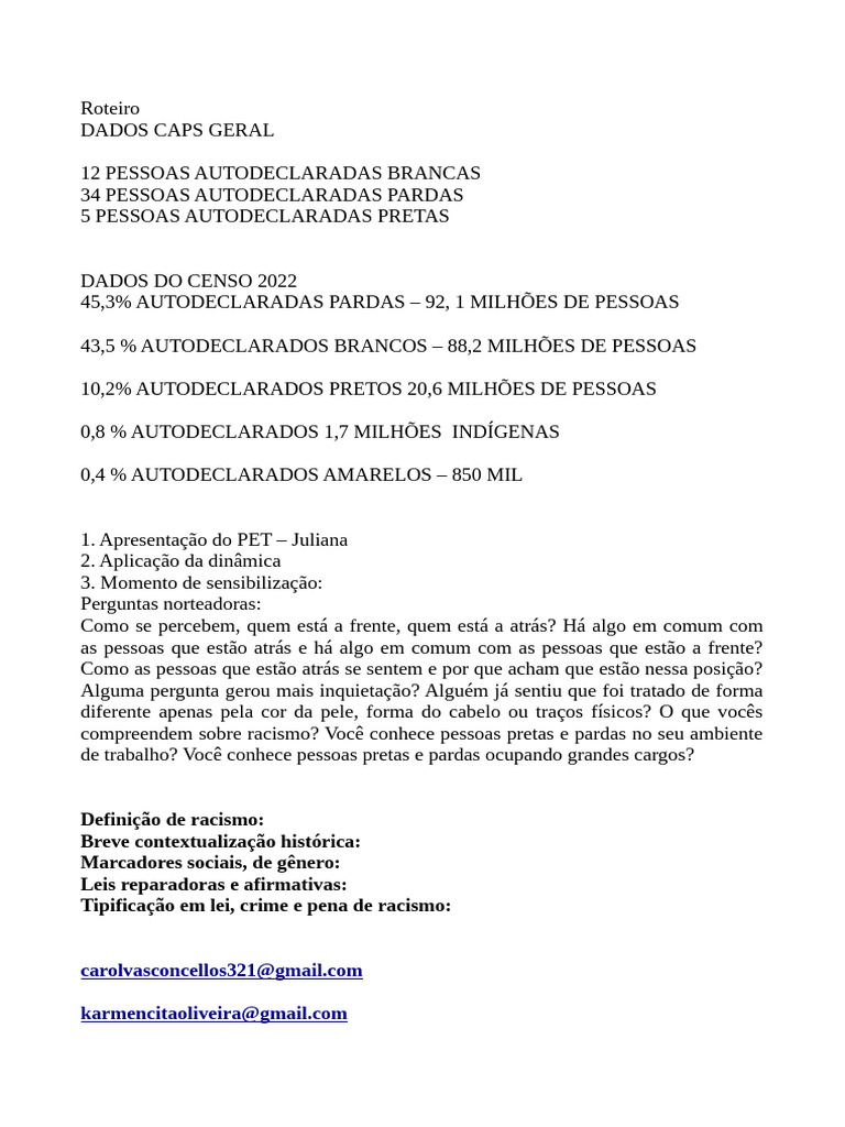 Ação Caps | PDF