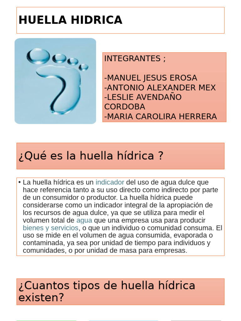 Huella de Agua | PDF
