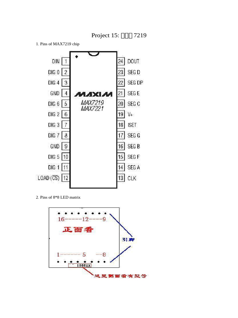Project 15 MAX7219 | PDF