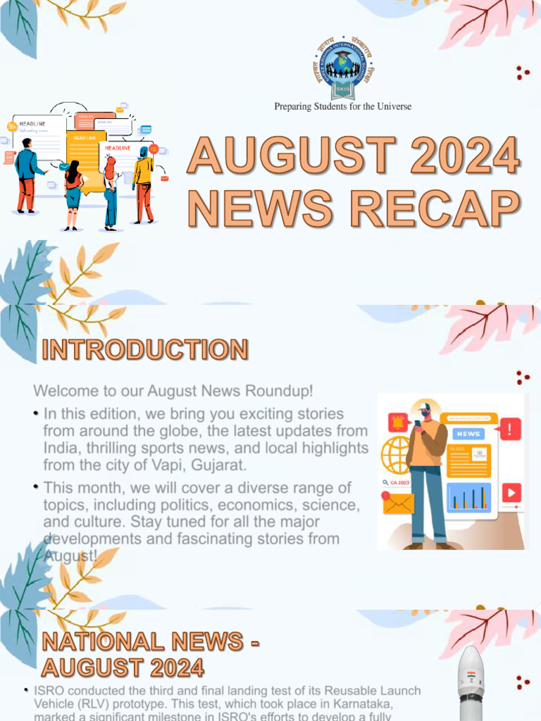 August News Report Pdf