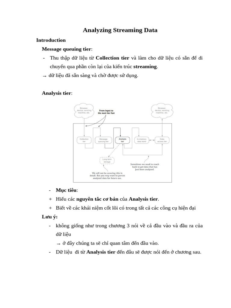 Analyzing streaming data pdf