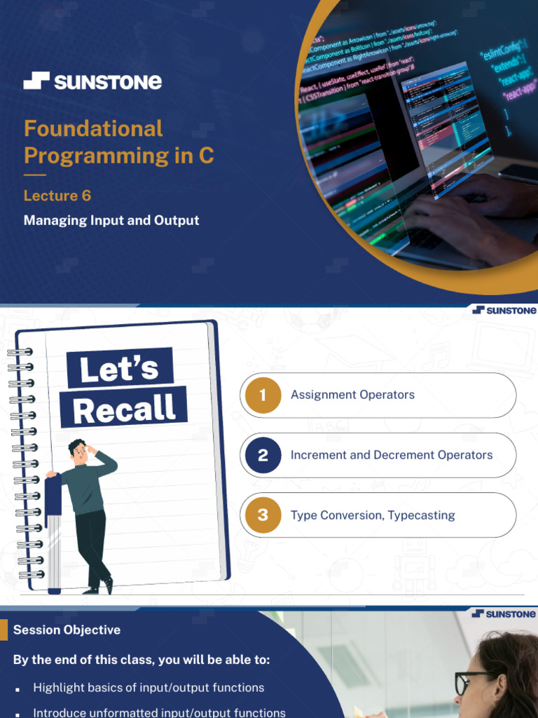 L6 Managing Input and Output | PDF