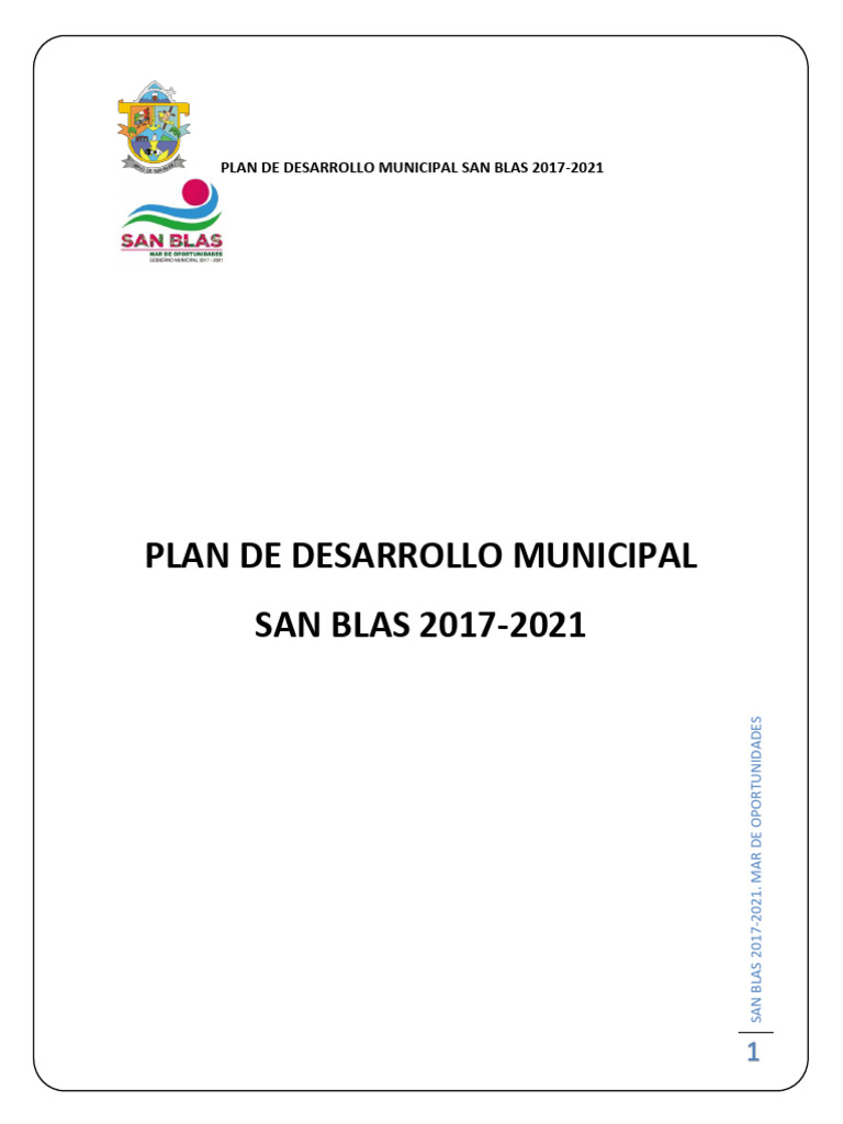 PD Mpal San Blas 2017 2021 | PDF