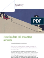 How Leaders Kill Meaning at Work