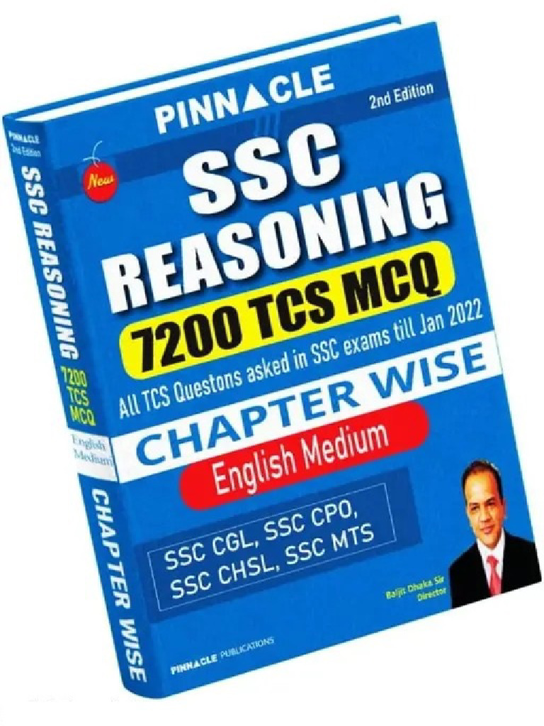 Demo 50 SSC Reasoning 7200 TCS MCQ 2nd Edition English Medium Pinnacle ...