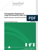 Barbara Hammer and Alexander Hasenfuss - Topographic Mapping of Large Dissimilarity Data Sets