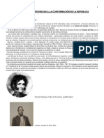 De la autonomía de las provincias a la República Argentina