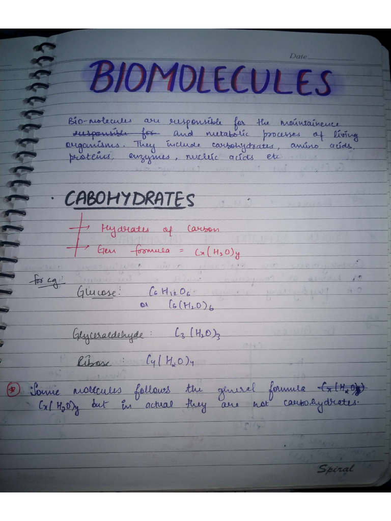 Biomolecules Pdf