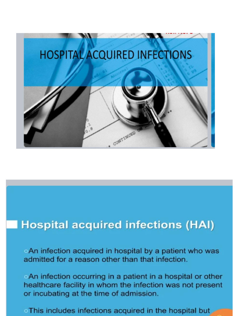 Hospital Acquired Infection | PDF