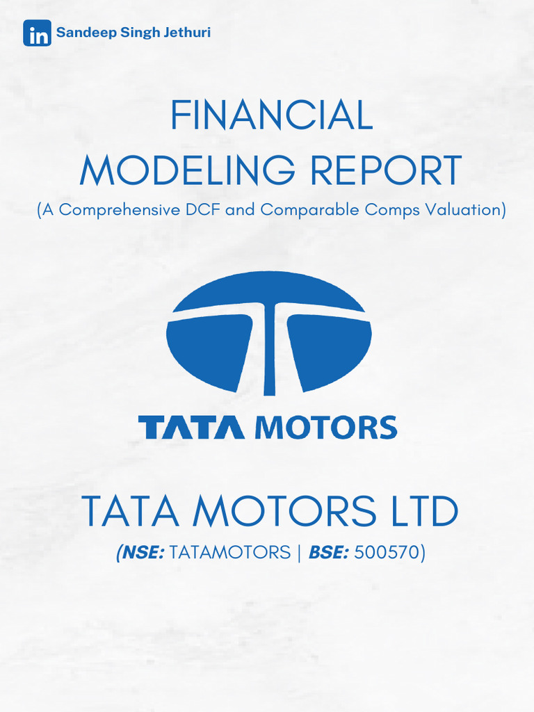 Tata Motor Financial Modelling Report | PDF