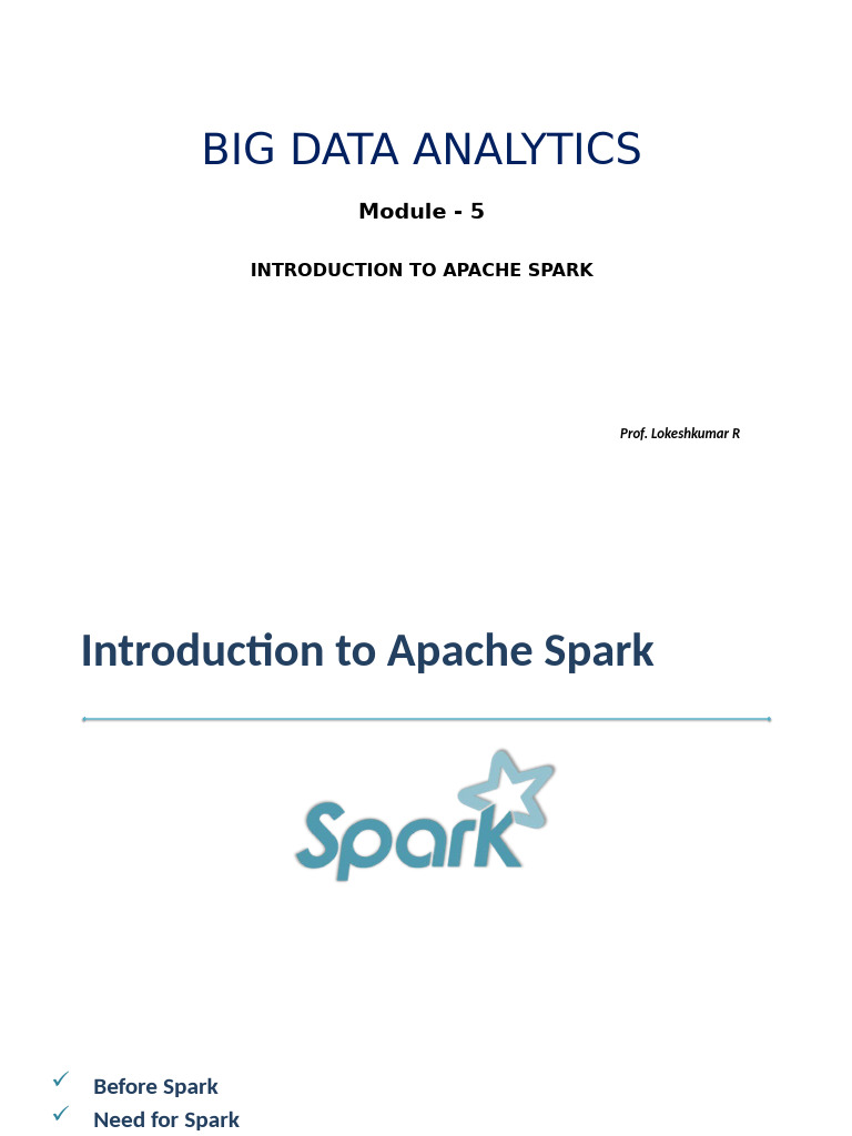 Big Data Analytics: Module - 5 | PDF