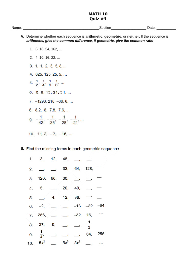 Math 10 Q3 | PDF