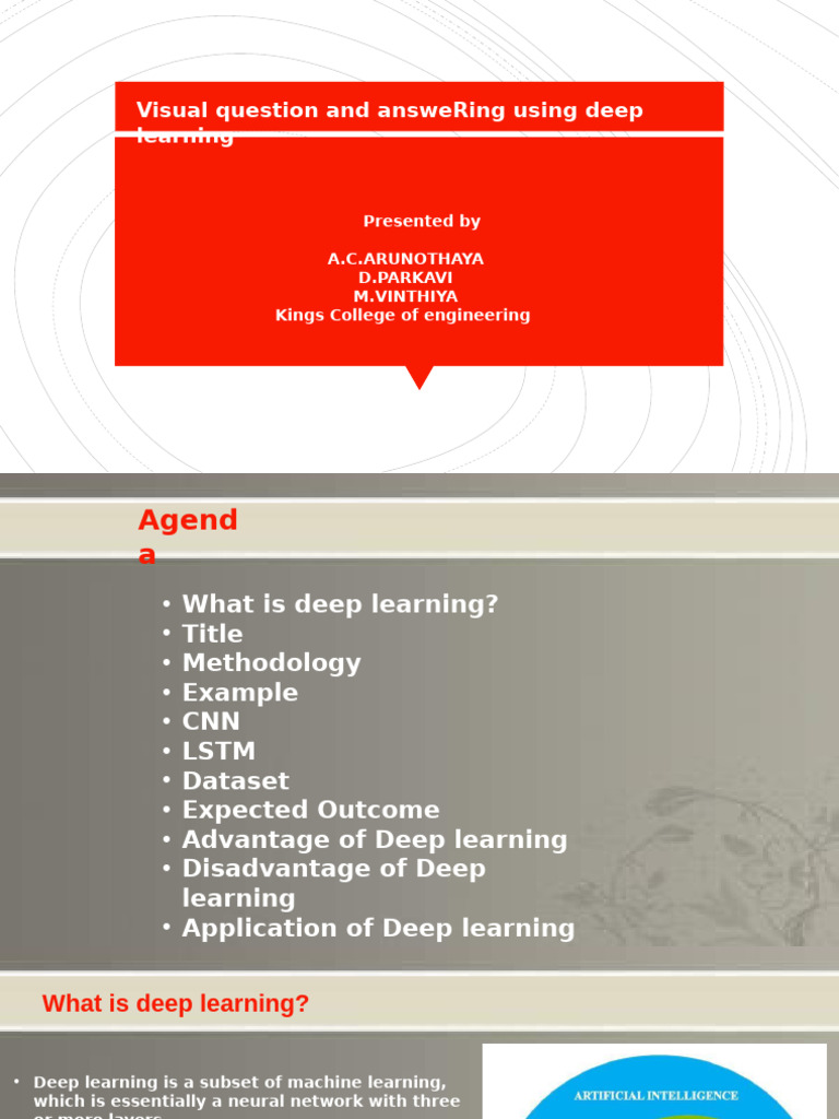 Visual Question and Answering Using Deep Learning | PDF