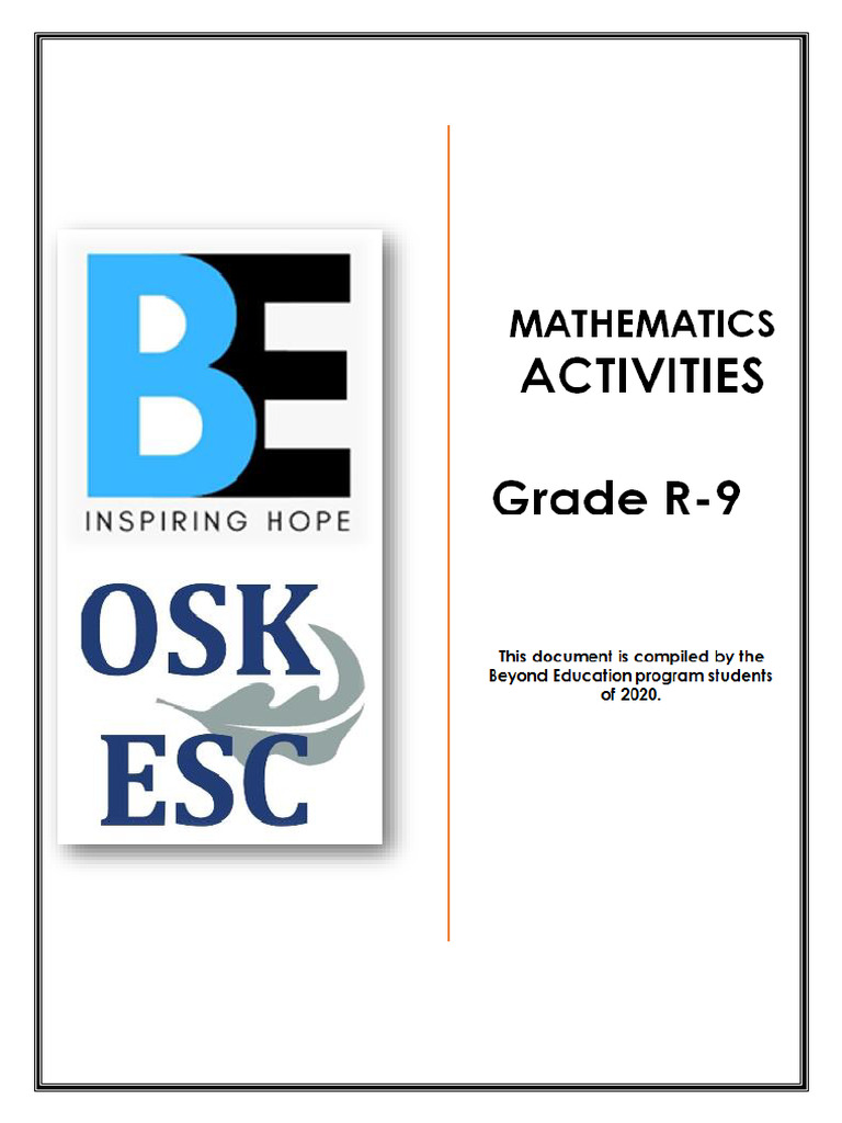 Maths-Grade-R-to-9 | PDF