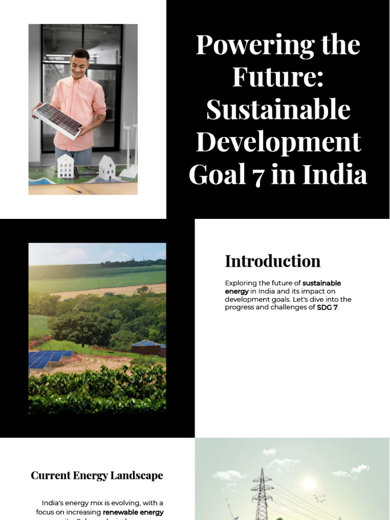 Sustainable Energy and SDG 7 in India | PDF