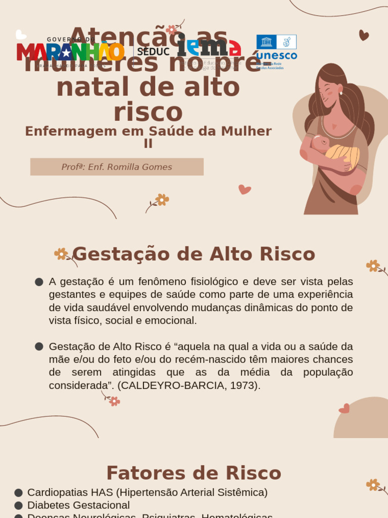 Pré Natal de Alto Risco | PDF