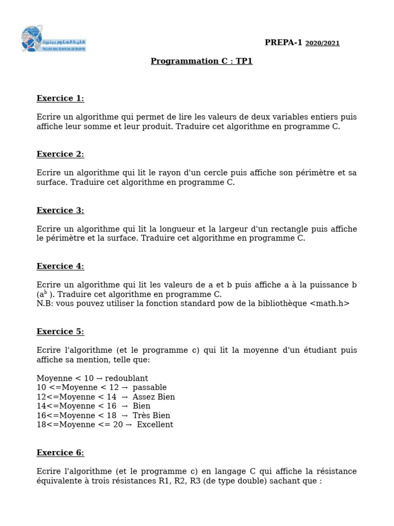 TP 1 | PDF