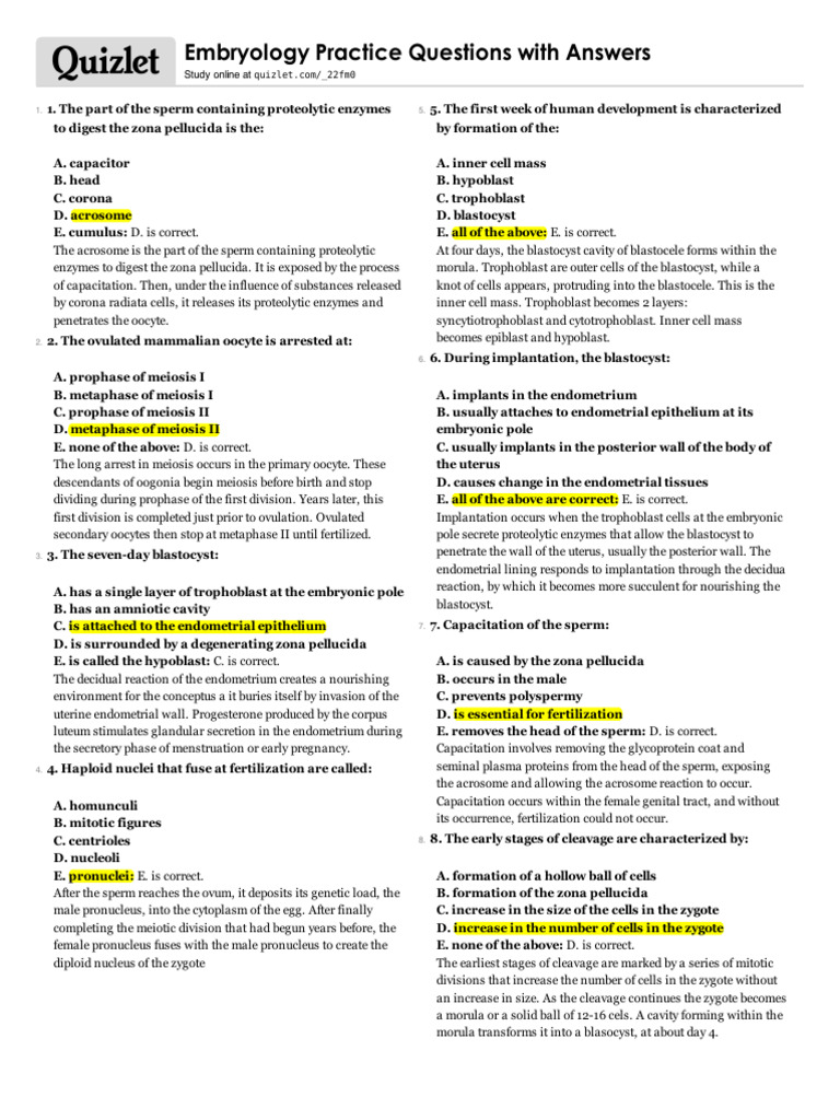 Embryology intelligence overview