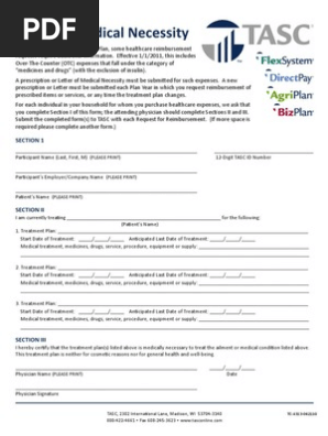 TC-4313-062110 OTC Letter of Medical Necessity