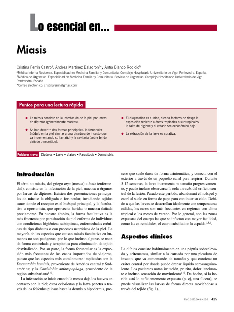 Miasis | PDF