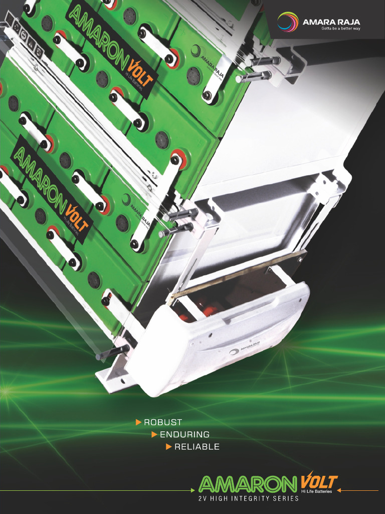 Amara Raja Battery Innovations and Specs | PDF