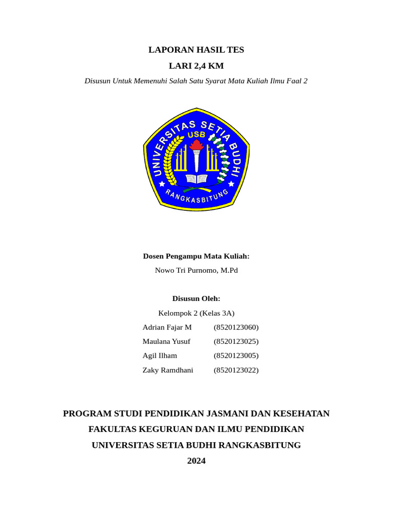 Laporan Hasil Tes | PDF