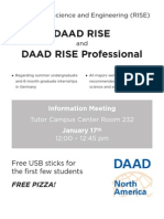 DAAD Information Flyer General