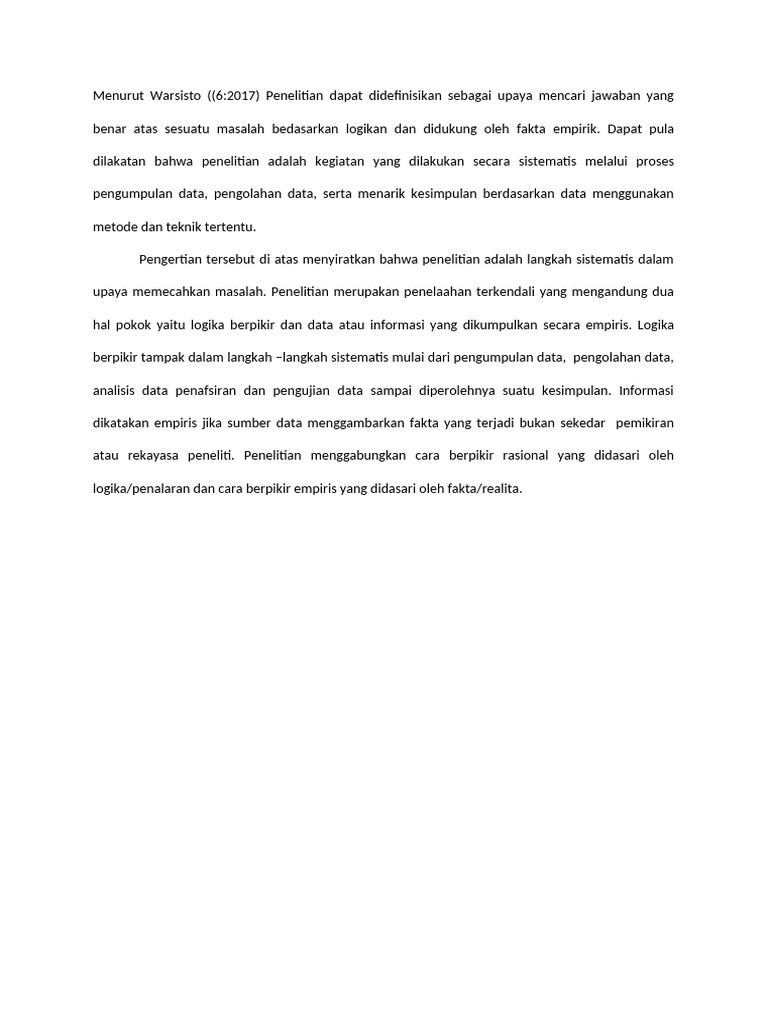 Pengertian penelitian pdf