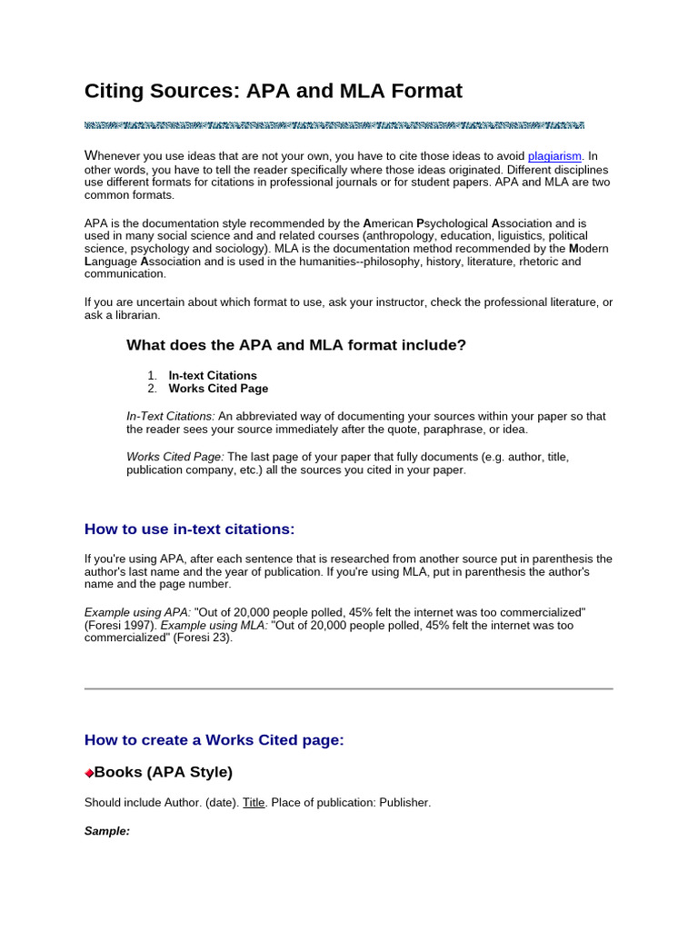 Citing Sources | PDF