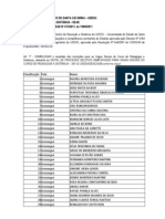 072 19-08-2011 Homologa Resultado Dos Inscritos para As Matr Culas Das Vagas Sociais Pedagogia A Dist Ncia