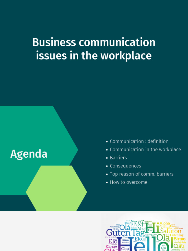 Overcoming Business Communication Barriers | PDF | Career & Growth