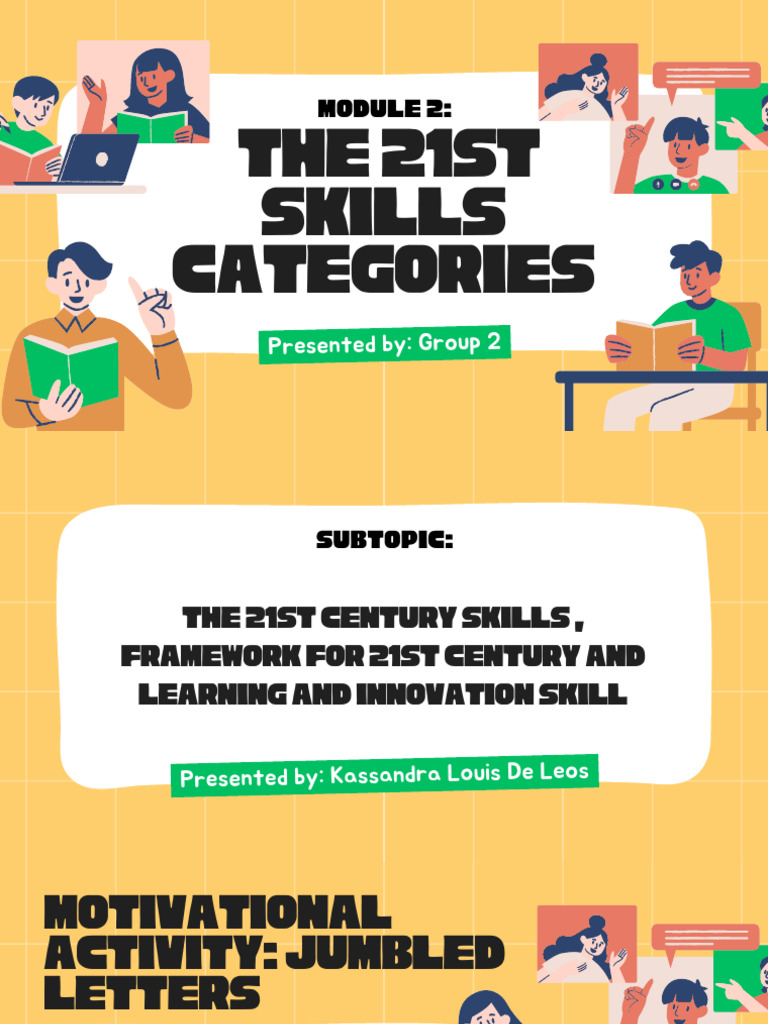 Group 2 21ST Century Skills Categories - 20240926 - 010110 - 0000 | PDF ...