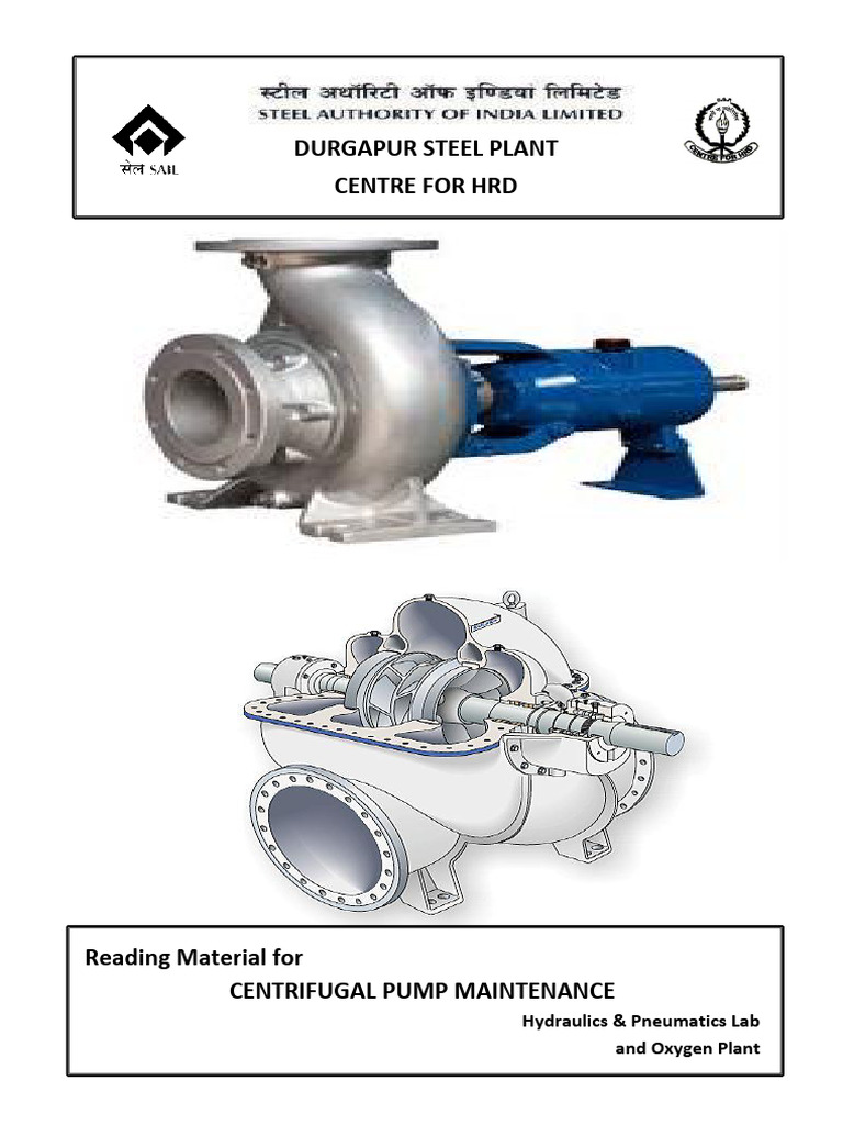 CENTRIFUGAL PUMP MAINTENANCE MANUAL PDF visual data 4