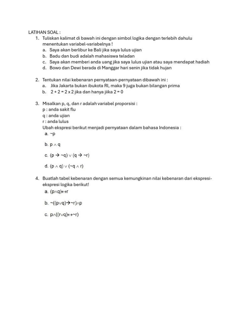 Latihan Soal Pdf