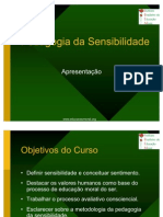 Pedagogia da Sensibilidade - apresentação