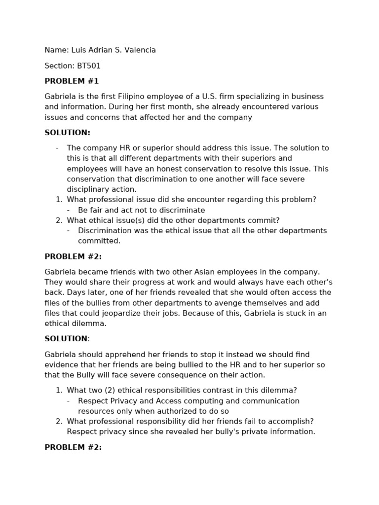 04 Performance Task 1 - ARG1 | PDF | Bullying | Justice