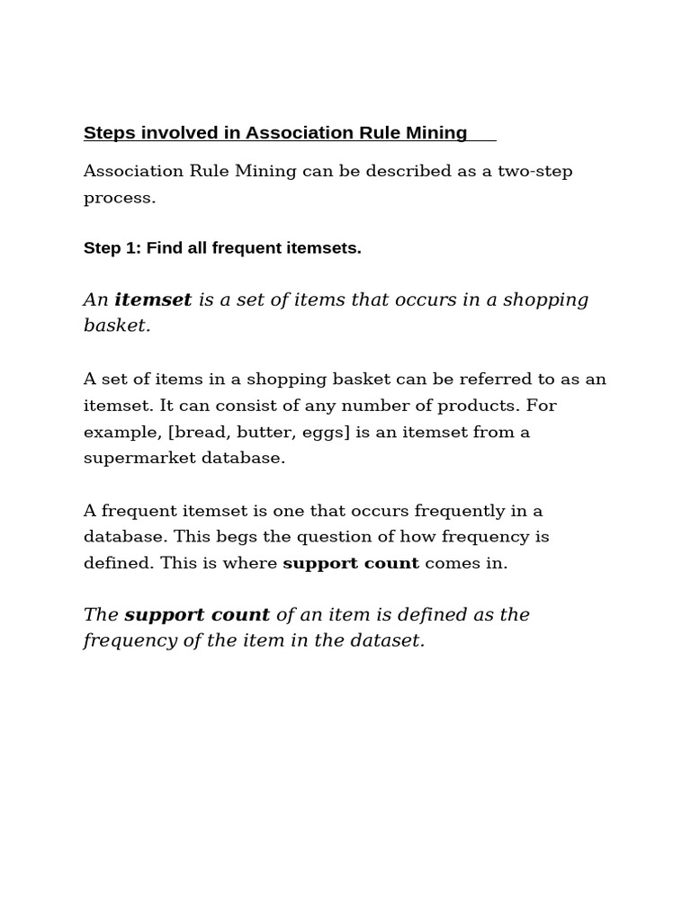 Association Rule Mining Overview | PDF | Information Retrieval ...