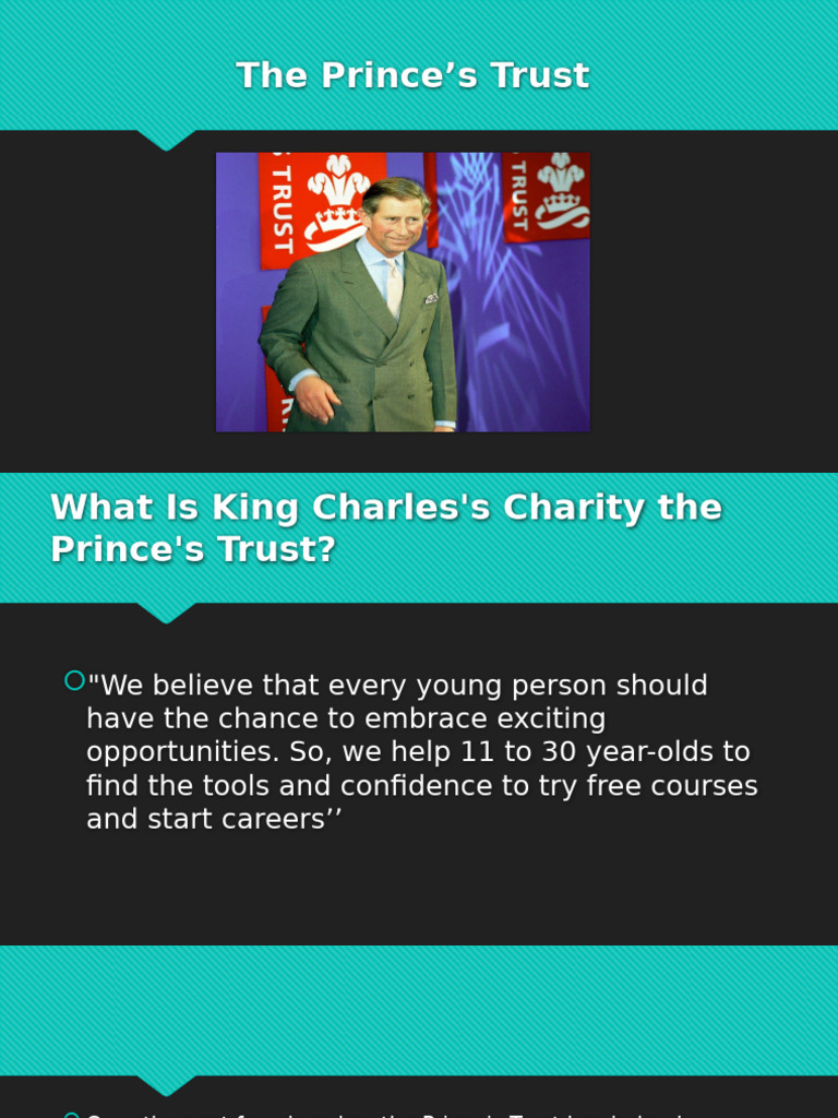 The Prince S Trust Presentation Pdf