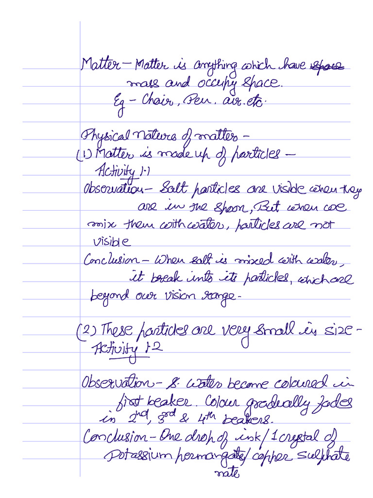 Science Chapter 1 | PDF