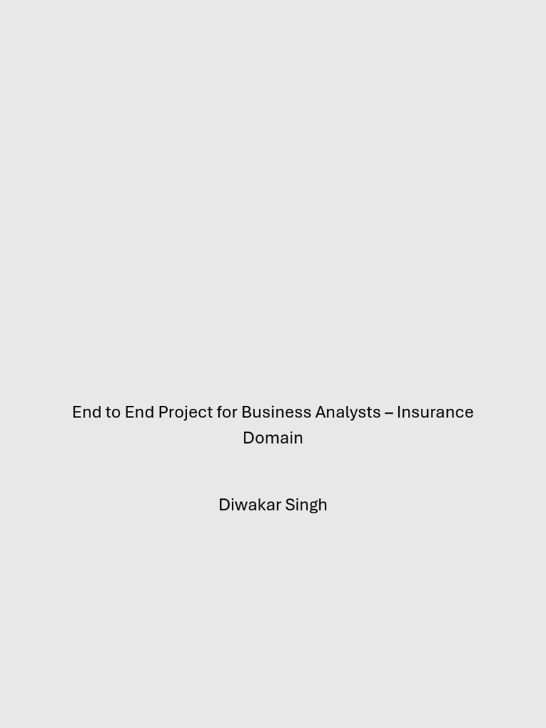 Insurance Application Development Project | PDF | Insurance | Finance ...