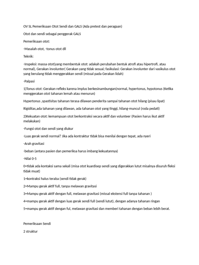 Ov Sl Pemeriksaan Otot Dan Gals Pdf