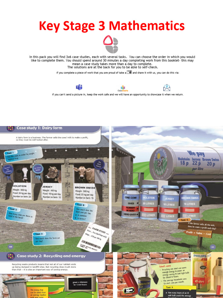 Key Stage 3 Maths Case Studies Pack | PDF