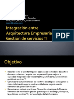 Integracion TOGAFe ITIL