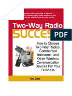 How To Choose A Two-Way Radio