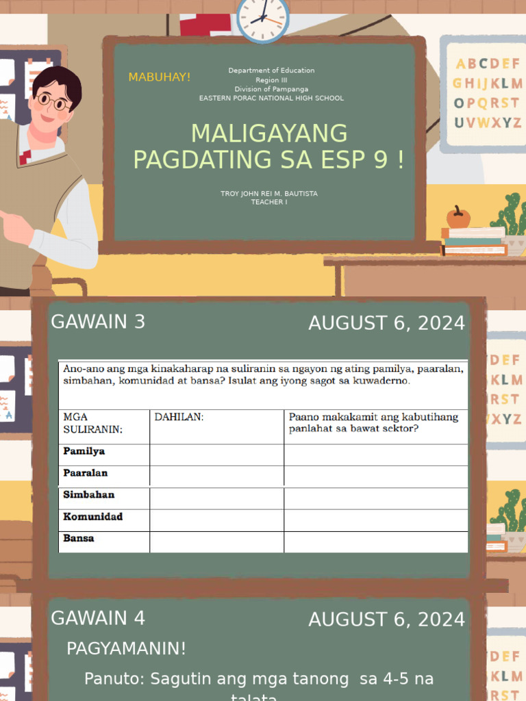 Esp 9 - Activity | PDF