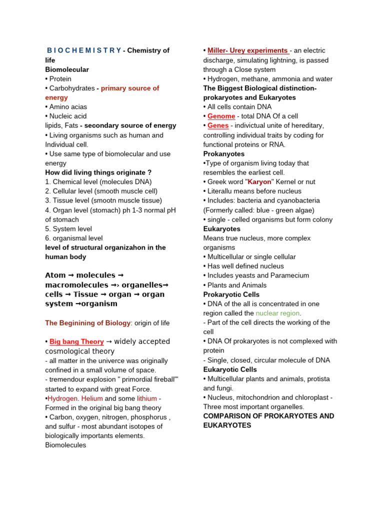 Biochem Prelim | PDF