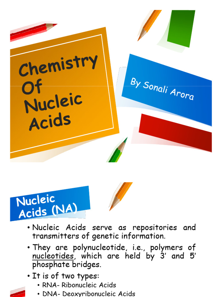 Chemistry of Nucleic Acids | PDF | Rna | Ribosomal Rna