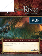 LOTR FAQ VERSION 1.2 - 10/28/2011: 2), Out of The Dungeons 3B CORE 125 (P. 2) Frequently Asked Questions (P. 7)